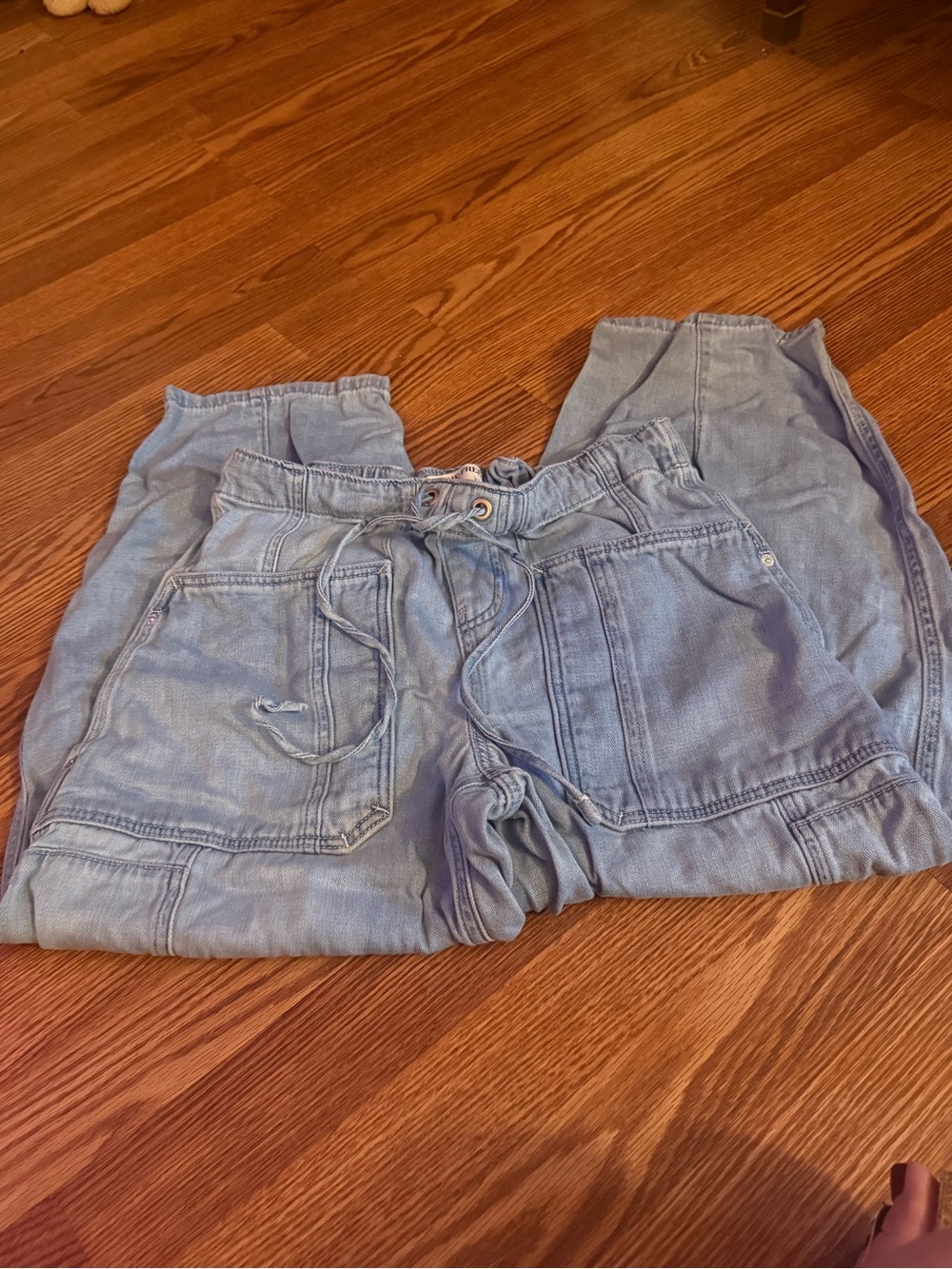 Free People elastic barrel pants